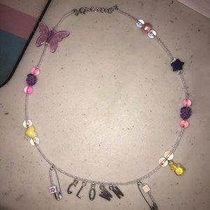 “Clown” charm necklace
